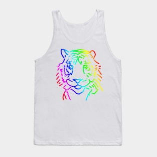 Rainbow Tiger Tank Top